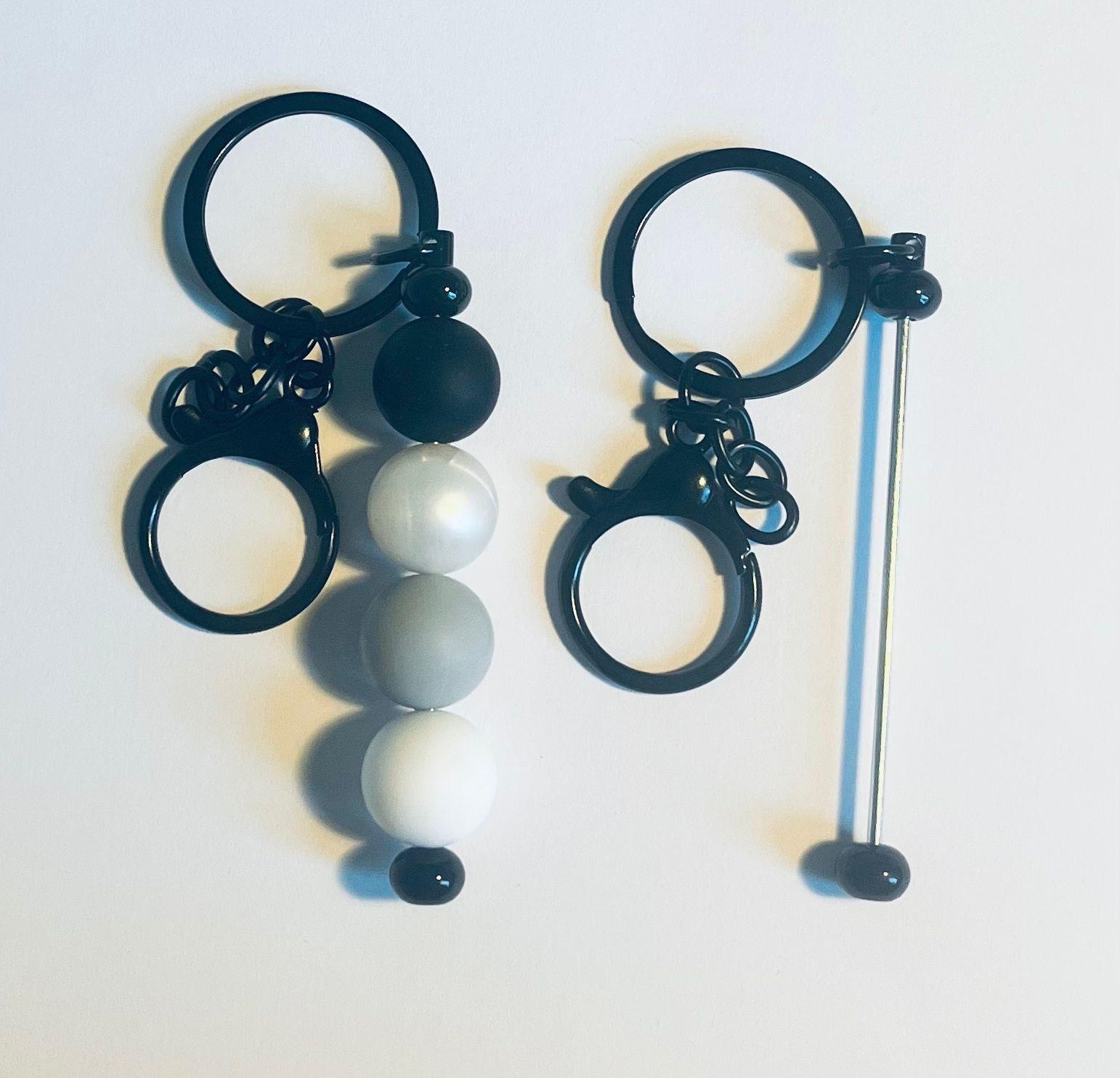 Nøkkelringer med klips og ring